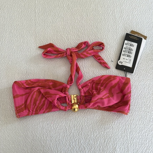 VIX BY PAULA HERMANNY Brenda Halter Bikini Top, BRAND NEW, Size Medium, $138 - Picture 4 of 5